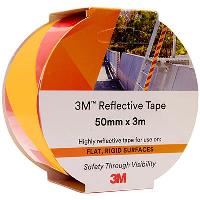 3m 7931 reflective tape yellow/red 50mm x 3m