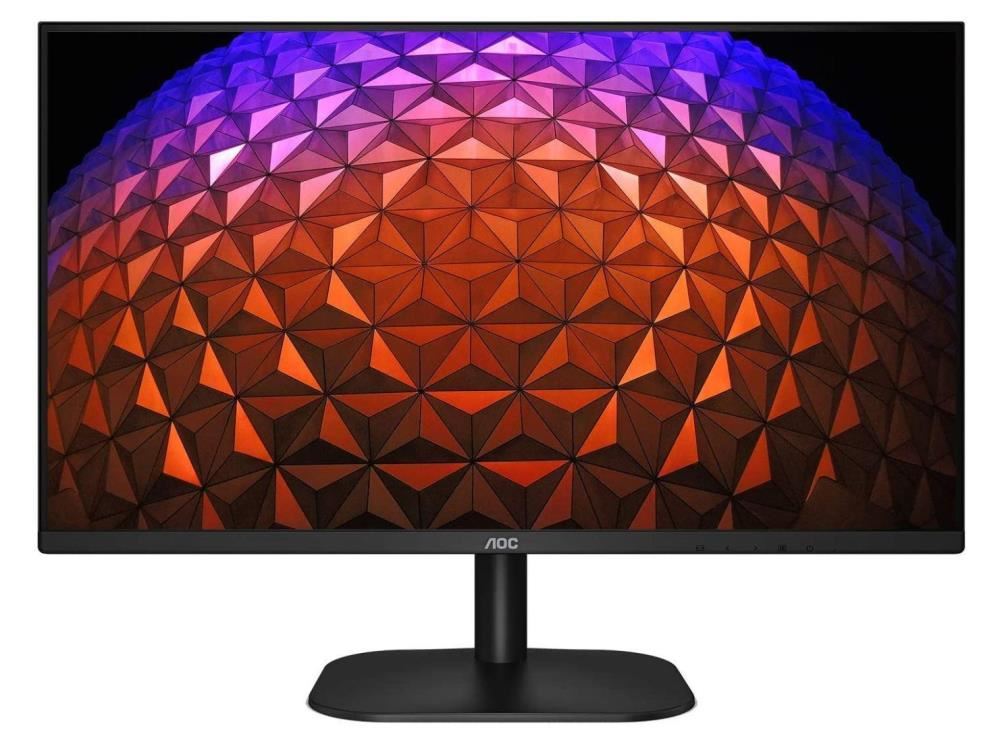 Image for AOC 27B2H FULL HD FRAMELESS SLIM COMPUTER MONITOR 27 INCH BLACK from MOE Office Products Depot Mackay & Whitsundays