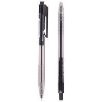 deli retractable arrow ballpoint pen medium black 6511/q01920 pack 12