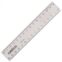 celco ruler metric 150mm clear