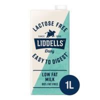 liddels uht milk low fat lactose free 1 litre