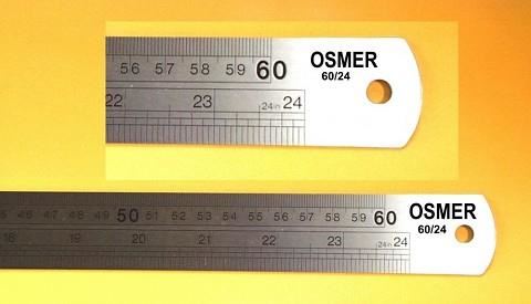 Image for RULER 60cm STAINLESS STEEL 6024 METRIC/IMPERIAL MEASUREMENTS from MOE Office Products Depot Mackay & Whitsundays