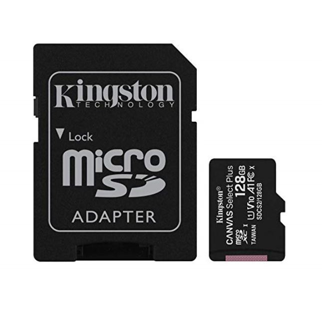 Image for KINGSTON CLASS 10 UHS1 SDHC SDXC CARD+MICRO MEMORY CARD WITH ADAPTOR 128GB from MOE Office Products Depot Mackay & Whitsundays