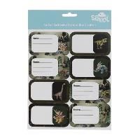 spencil name labels - dinosaurs